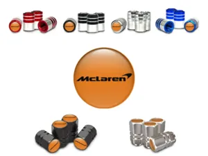 McLaren Covers Valve Roue Vélo Style Élégant
